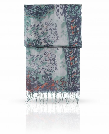 Палантин Женский S-PAISLEY.ANIMAL/TAU